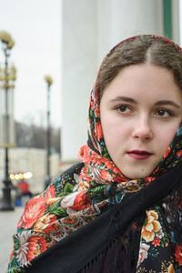 Close-up portrait of girl