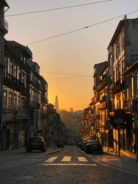 City street at night