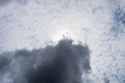 Low angle view of clouds in sky