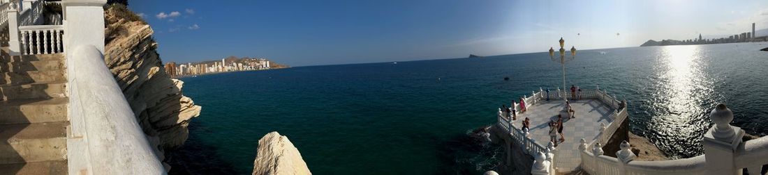 Panoramic view of sea against sky