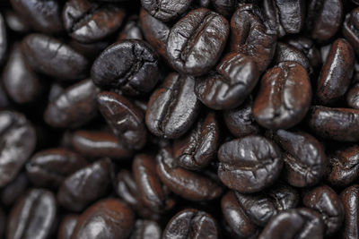 Full frame shot of coffee beans