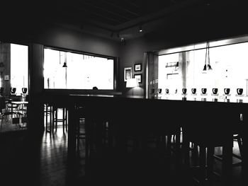 Interior of restaurant