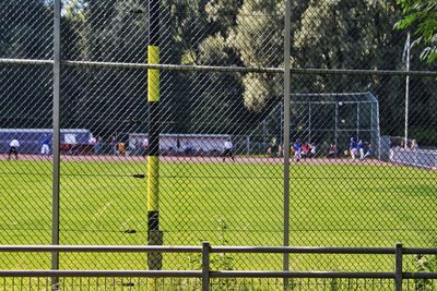 Close-up of chainlink fence