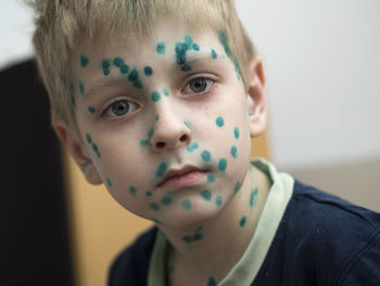 Close-up portrait of a boy