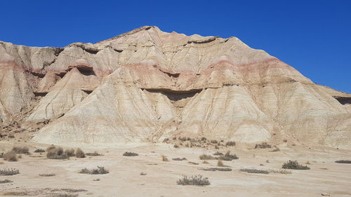 Rock formations in desert