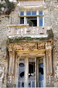 Low angle view of old building