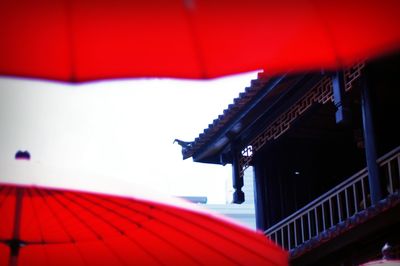 Red umbrella