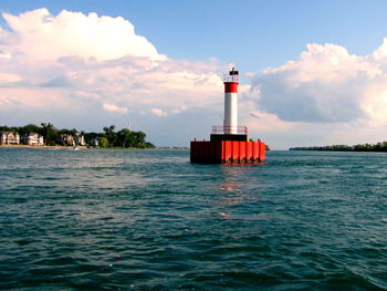 Lighthouse on the coast