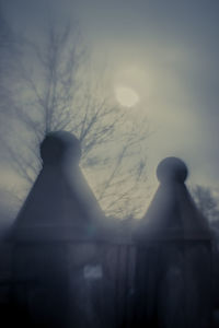 Low angle view of built structure against sky