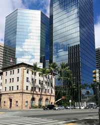 View of city buildings