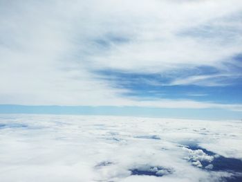 Scenic view of cloudy sky