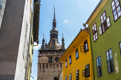 Low angle view of building against sky