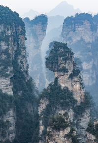 Scenic view of mountain range