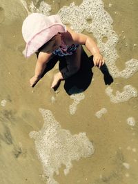 Close-up of woman in bikini