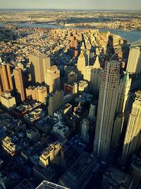 Aerial view of cityscape