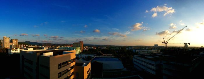 Cityscape against sky