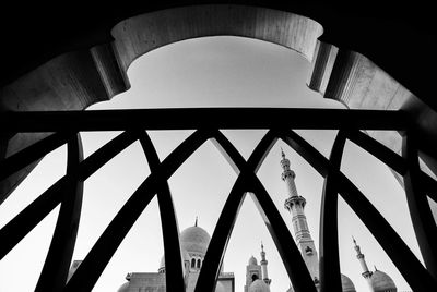 Low angle view of built structure against sky