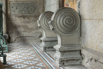 Architectural detail of a temple