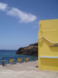 Beach against sky