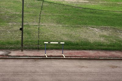 Barricade at playground