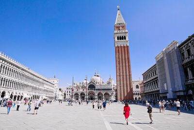 Group of people in venice