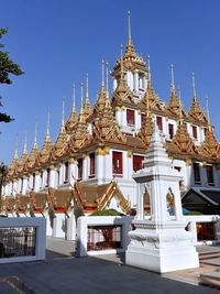 Exterior of building against clear sky