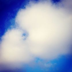 Low angle view of cloudy sky