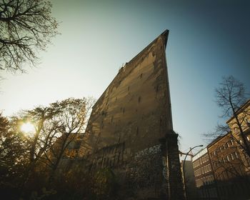 Low angle view of building against sky