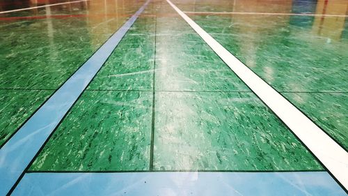 High angle view of swimming pool