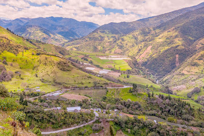 Scenic view of landscape against sky