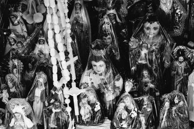 Full frame shot of market stall