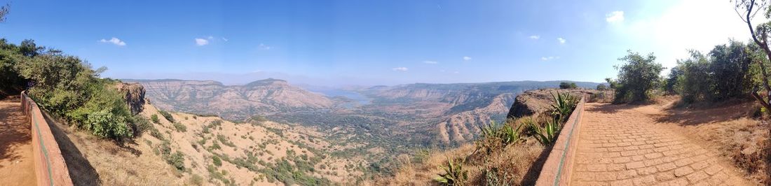 Panoramic view of landscape against sky