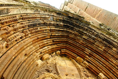 Low angle view of historical building
