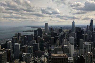 Aerial view of a city