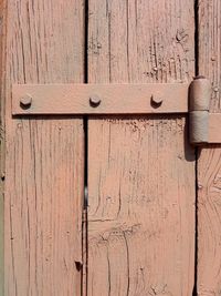 Full frame shot of wooden door