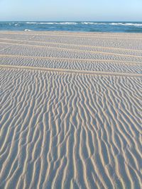 Scenic view of sandy beach