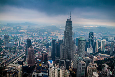 City skyline against sky