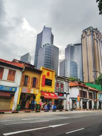 View of buildings in city