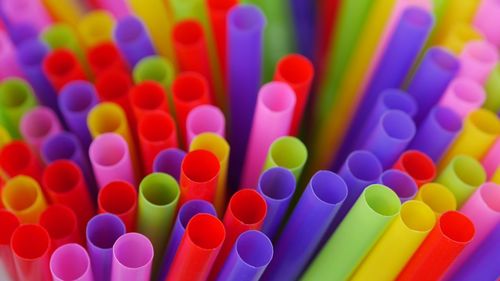Full frame shot of multi colored pencils