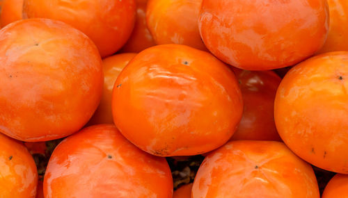 Full frame shot of oranges