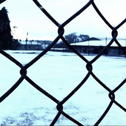 Close-up of chainlink fence