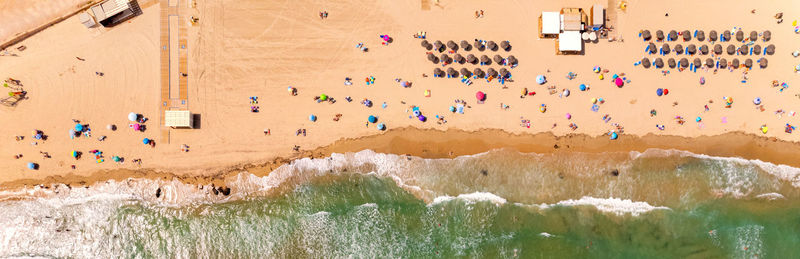 Group of people on beach