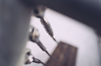 Close-up of electric fan