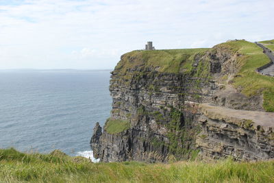 Cliffs of moher against sky