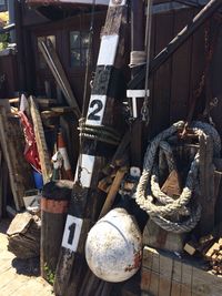 View of abandoned building