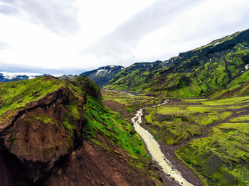 Scenic view of landscape against sky