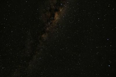 Low angle view of star field against star field