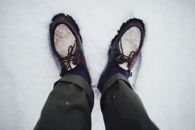 Low section of person standing on floor