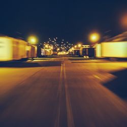 Street light at night