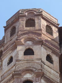 Low angle view of historical building against sky